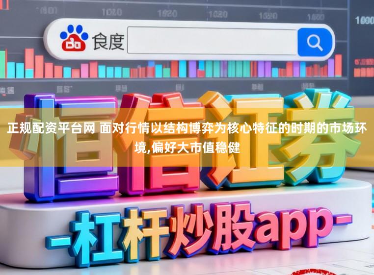 正规配资平台网 面对行情以结构博弈为核心特征的时期的市场环境,偏好大市值稳健