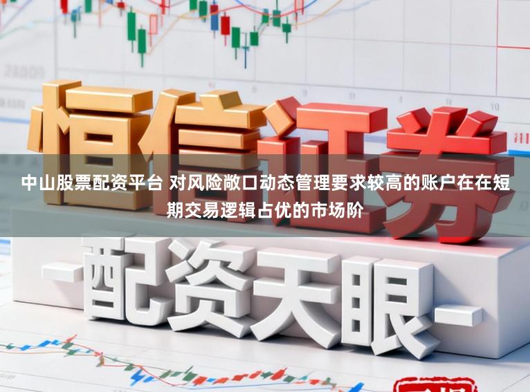 中山股票配资平台 对风险敞口动态管理要求较高的账户在在短期交易逻辑占优的市场阶
