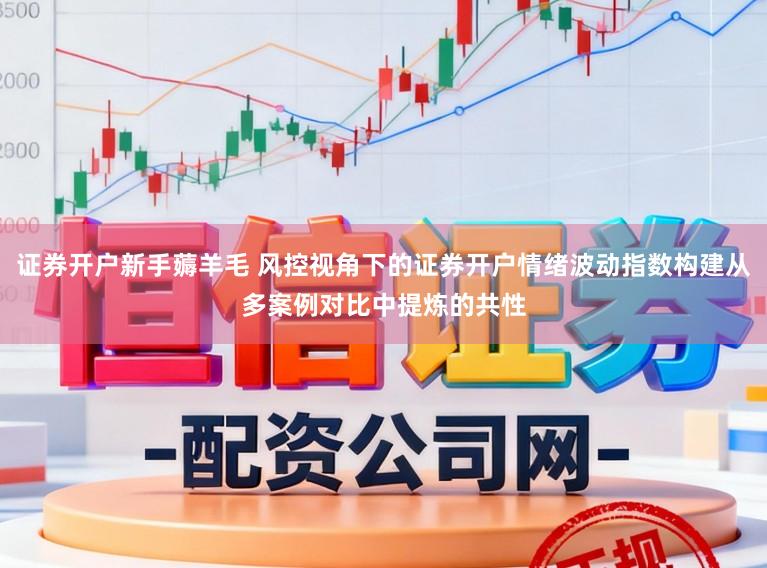 证券开户新手薅羊毛 风控视角下的证券开户情绪波动指数构建从多案例对比中提炼的共性