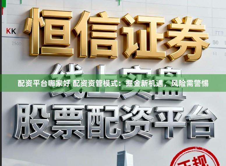 配资平台哪家好 配资资管模式：掘金新机遇，风险需警惕